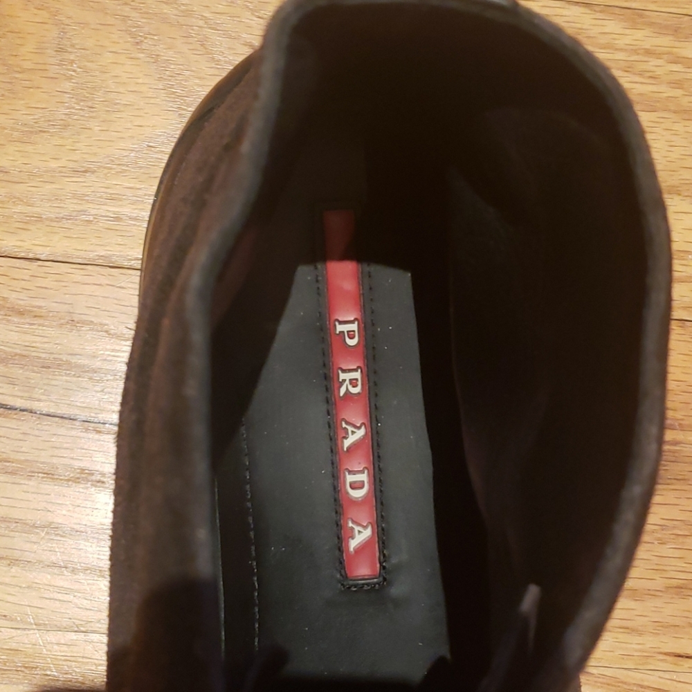Authentic Prada Men's Suede Boots - Picture 4 of 6